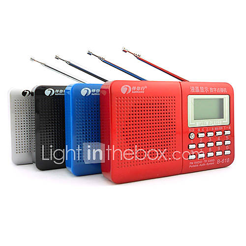 Bannixing B618 Portable Radio Speaker Support FM/TF