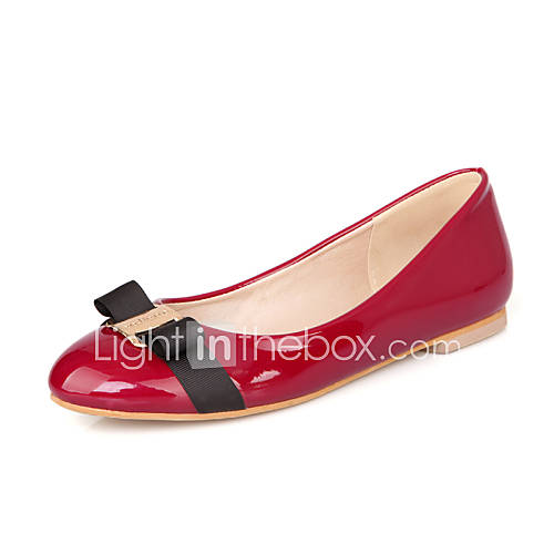 Leatherette Womens Flat Heel Ballerina Flats Shoes(More Colors)