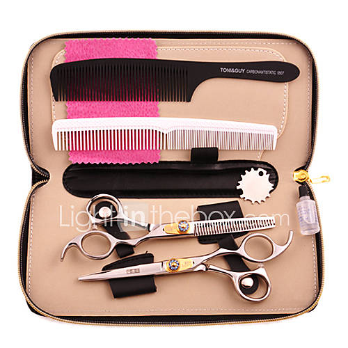 Stylish Extreme Gem Design Hairdressing Bang Shears Scissor Set