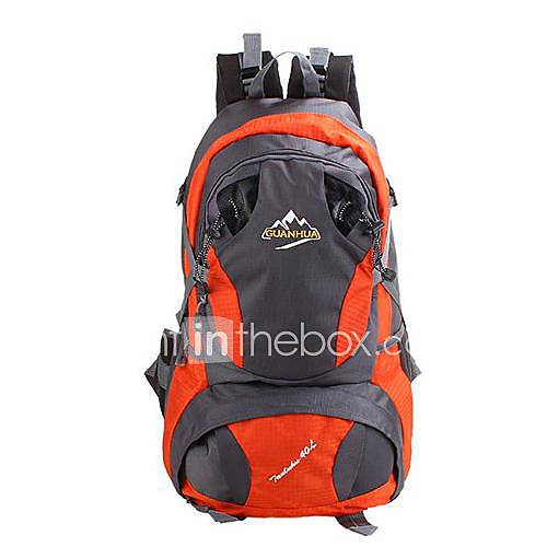 Outdoors Nylon Red Black Waterproof Wearproof Sport Hiking Backpack