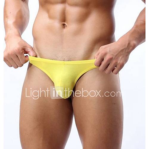 Mens Model Close Fit Yellow Panties