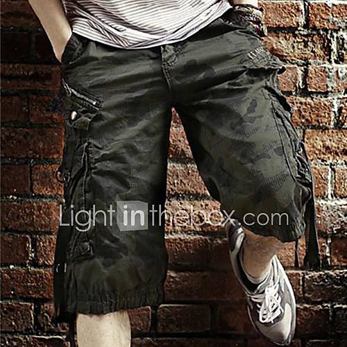 Mens Big Baggy Overalls Code Camouflage Pants