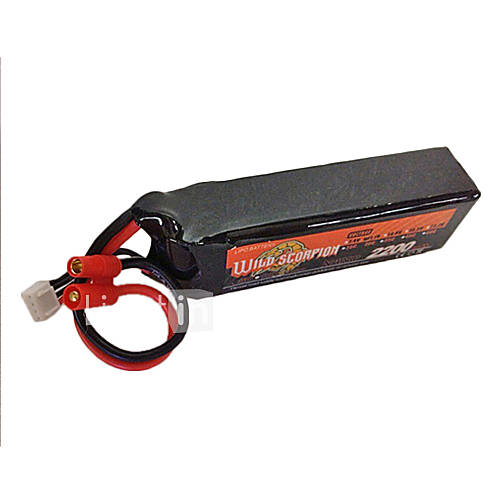 Wild Scorpion 11.1V 2200mAh 30C Li po Battery(T Plug)