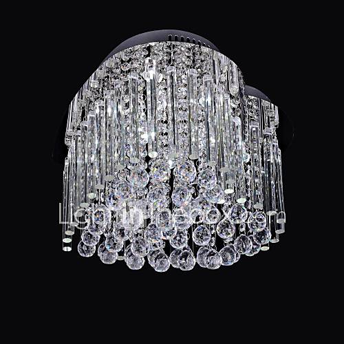 LED Crystal Luxury 5 Lights Chandelier in Hrart Shape