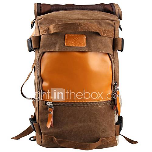 Veevan Mens Outdoor Travel Canvas Backpack