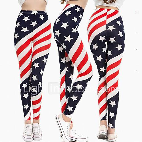 Fashion The Flag of The United States Printing of Ninth Pants