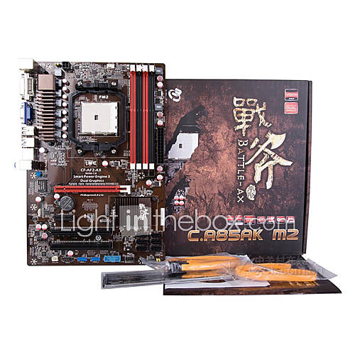 C.A85AK M2 V16A AMD A85X AMD A10/A8/A6/A4 Socket FM2 ATX Desktop Motherboard