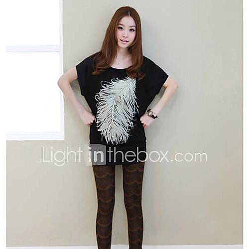 Women`s Casual Batwing Sleeve T shirt