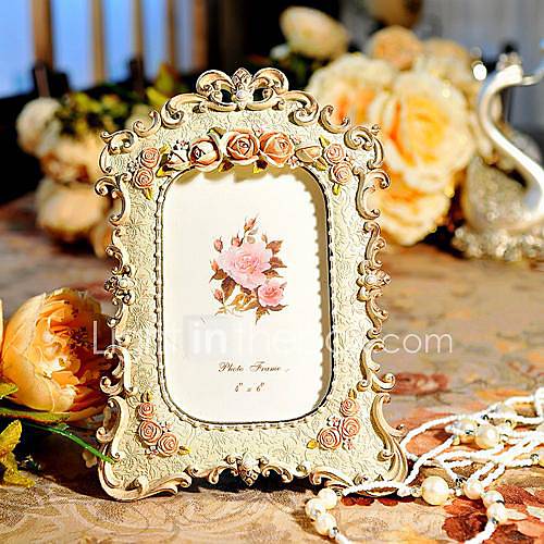 6Modern European Style Pearl Polyresin Picture Frame