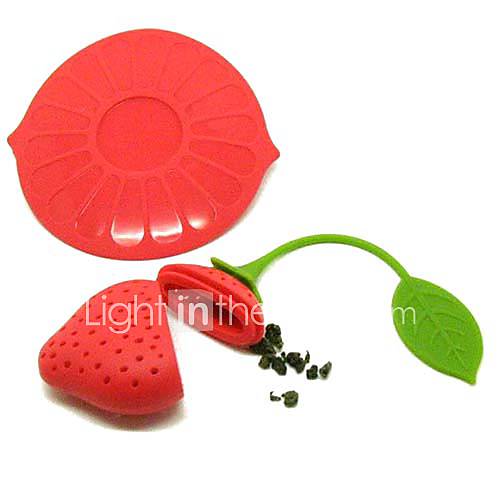 Strawberry Tea Infuser with Pad