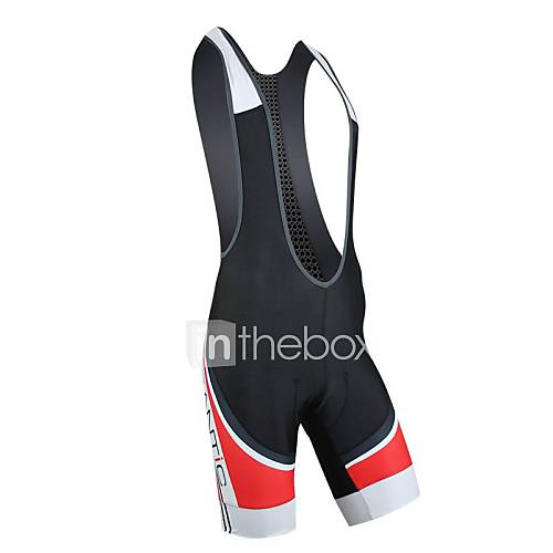 Santic 82% Nylon18% Spandex Sleeveless Professional Cycling Bib Shorts with Soft 6D Pad C05044