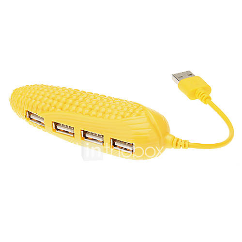 4 Ports USB 2.0 Corn Shaped High Speed HUB