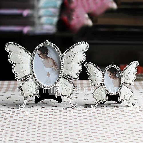 Modern Style Butterfly Shape Polyresin Picture Frame