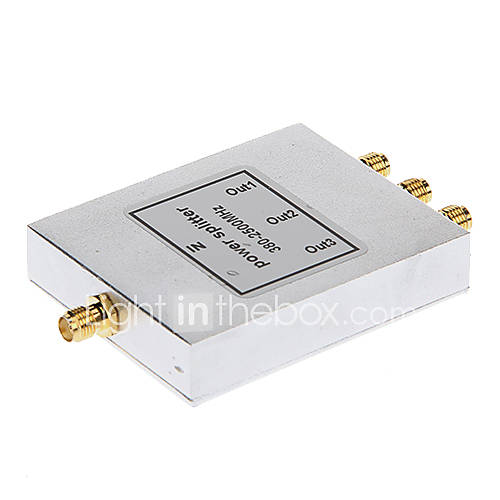 3 Way Out 380 2500Mhz Frequency Walkie talkie / InterPhone Power Splitter for SMA Female Connector