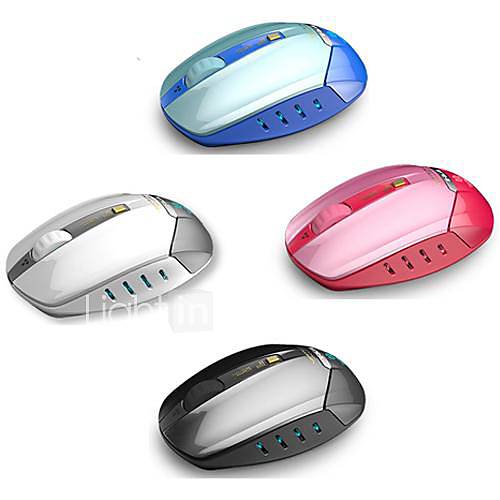 1800 DPI Blue LED Wireless science Optical Mouse