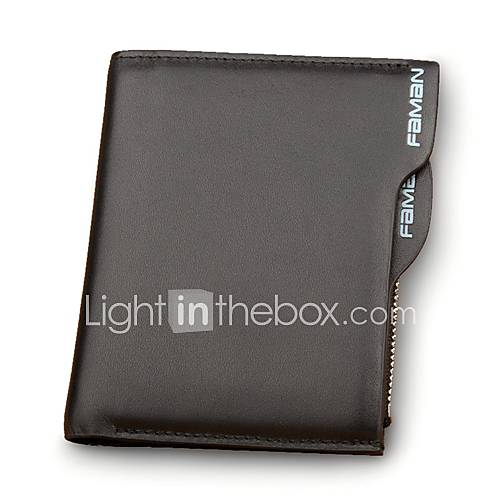 MenS Leather Vertical DriverS License Cards Coin Purses