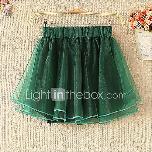 Womens Crinoline Chiffon Skirt