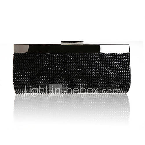 ONDY NewLong Section Diamond Evening Bag (Black)