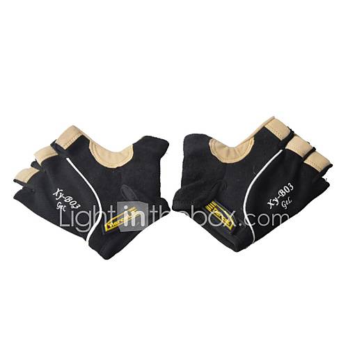 Tiercel Outdoor Sports Cycling Half Finger Gloves with Protective Pad (L/ Pair)