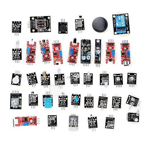 DIY 37 in 1 Sensor Module Kit for Arduino (Works with Official Arduino Boards)