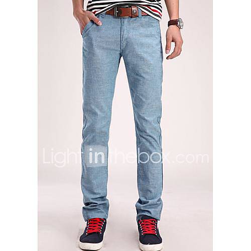 Mens Fashion Slim Jeans Pants