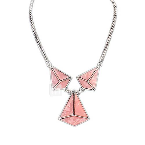 Womens European Punk Style (Triangle) Acrylic Alloy Statement Necklace(More Color) (1 pc)