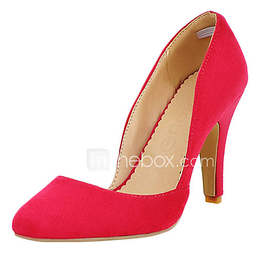 Suede Womens Stiletto Heel Heels Pumps/Heels Shoes (More Colors)