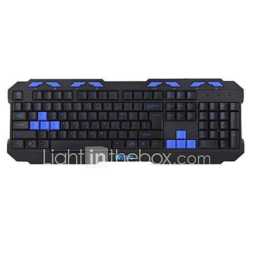 WORTLEY X6 PS/2 Wired Waterproof Mute Gaming Keyboard