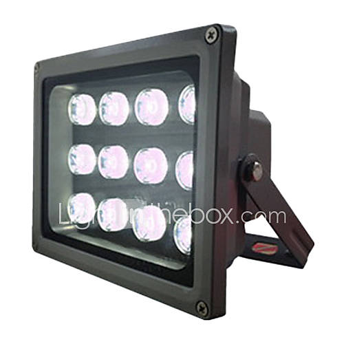 100 240V 12W LED warm white outdoor waterproof flood light