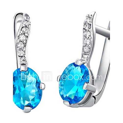 Fashionable Silver Plated With Cubic Zirconia Shoes Womens Earrings(More Colors)
