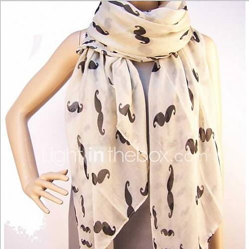 Printing BaLiSha Eight Moustache Super Long Large Shawl