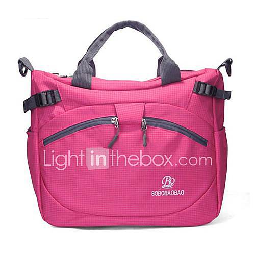 Outdoors Nylon Pink Blue Multicolor Waterproof Leisure Fashion Messenger Bag Handbag