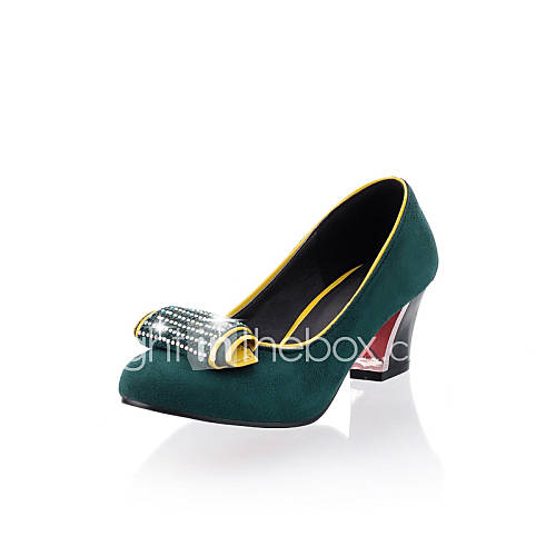 Suede Womens Chunky Heel Heels Pumps/Heels Shoes(More Colors)