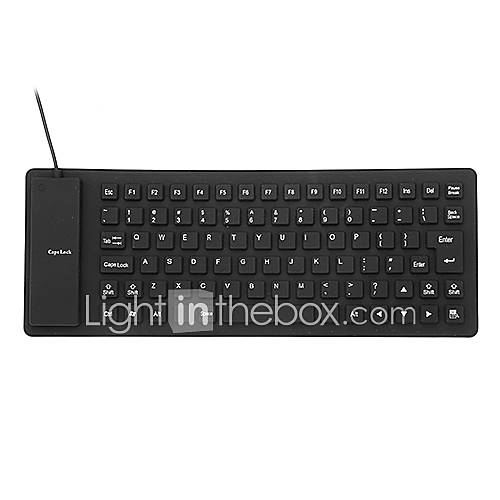 85 USB Wired Silicone Dustproof Waterproof Keyboard (Assorted Colors)