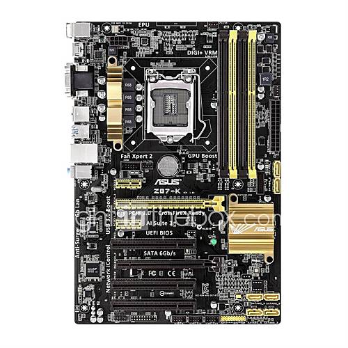 Z87 K Intel Z87 Chipset Socket 1150 UEFI BIOS USB 3.0 Boost ATX Motherboard