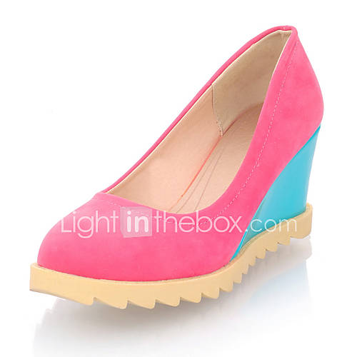 Leatherette Womens Wedge Heel Heels Pumps/Heels Shoes (More Colors)