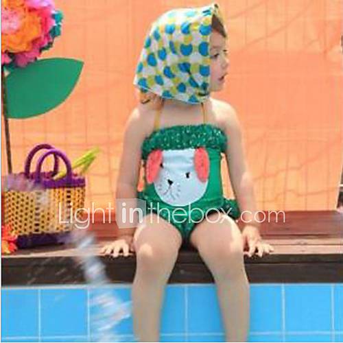 Girls Dog Face One piece Swimwear