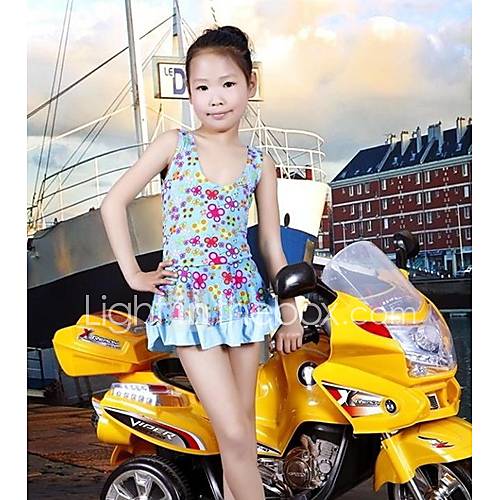 Girls Cute Butterfly Print Baby Swimwear