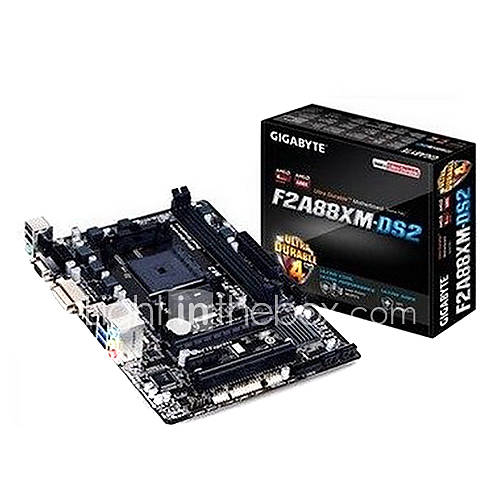 Gigabyte GA F2A88XM DS2,AMD A88X,FM2,DDR3,SATA III  6Gb/s,SATA RAID Motherboard