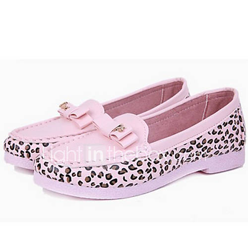 Hushan Womens Stylish Dots Pattern Flat Shoes(Pink)