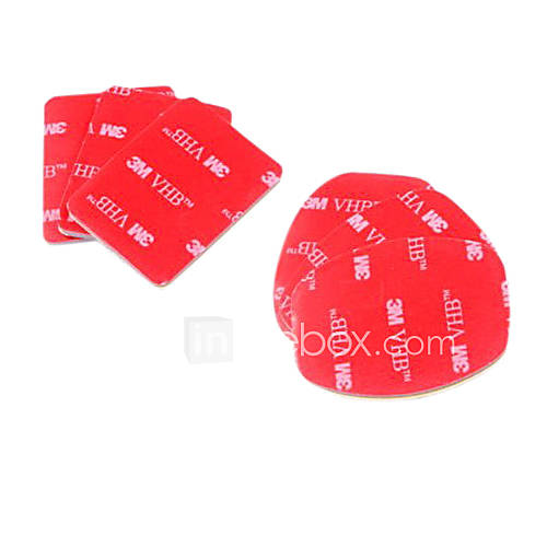 6 Pcs 3M sticker Set for Gopro Helmet Mount