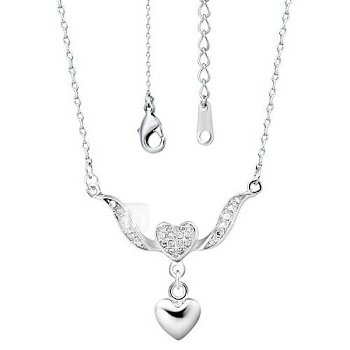 Elegant Europe Style Womens Slivery Alloy Necklace(1 Pc)