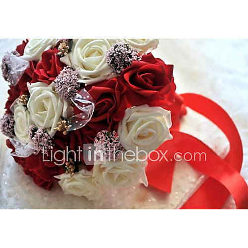 Pretty Round Shape Rose Wedding/Party Bouquet(More Colors)