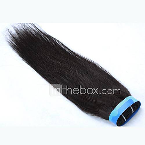 22 Inch 4Pcs 1B Grade 4A Indian Virgin Straight Human Hair Extension