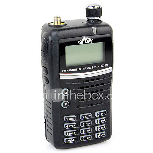 Walkie Talkie Ansan YX 610 VHF 136 174MHz 5W128CH LCD Display FM Radio Power on Password Two Way Radio A1093AVHF