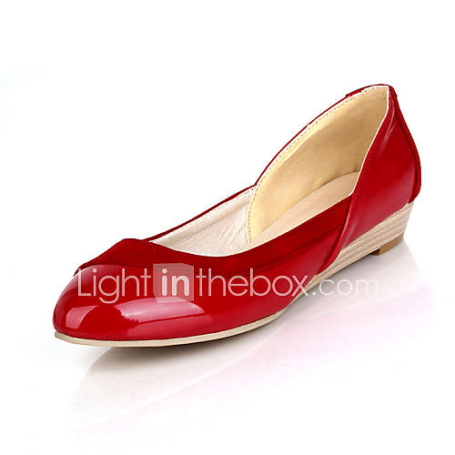 Leatherette Womens Flat Heel Ballerina Flats Shoes(More Colors)