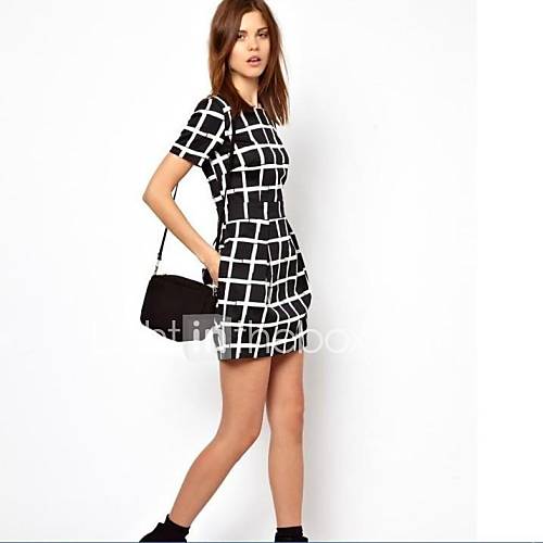 Womens Plaid Significantly Thin Dress