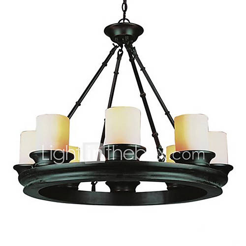 Modern Meets Traditional 8 Light Oil Rubbed Bronze Chandelier