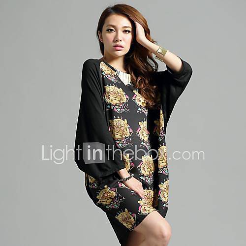 Fashion Clothing Fat mm Tiger Printing Color Chiffon Wholesale(Random pattern)