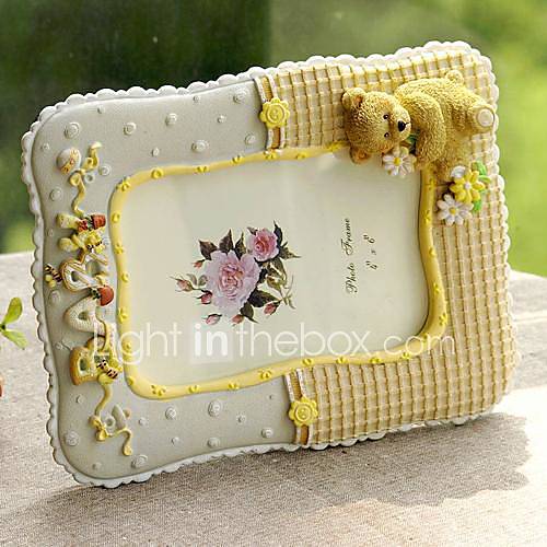 6Modern European Style Pearl Polyresin Picture Frame